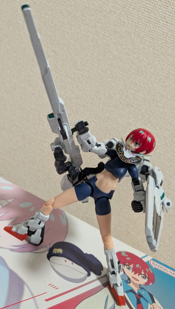 ライフルのセンサー類は全てメタリックグリーンで塗装してます。