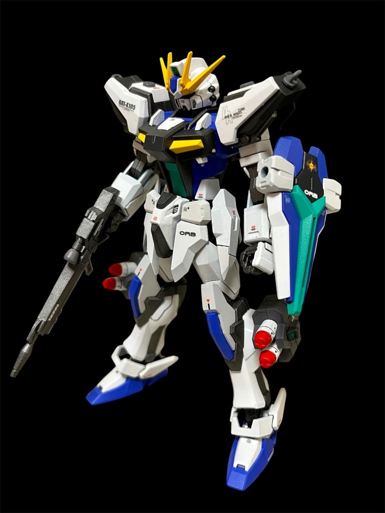 おまけ（笑）シールドはSEEDの世界観というよりピルドファイターズっぽいのでなし。一応遊びで作ったから付けてみた次第。2度と付かないと思う（笑）
