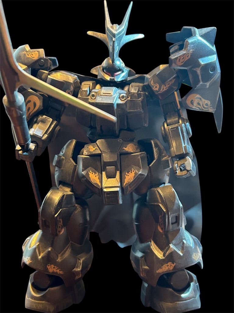 ガンメタとアルティメットブラックで塗り分けたのですが‥