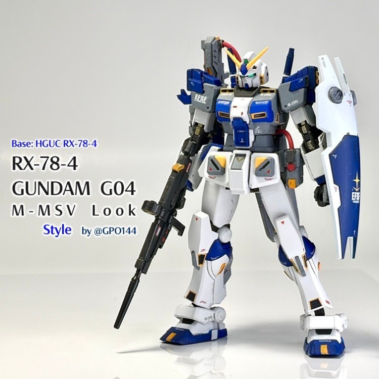 ガンダム4号機 M-MSV 調｜gpo144さんのガンプラ作品｜GUNSTA（ガンスタ）