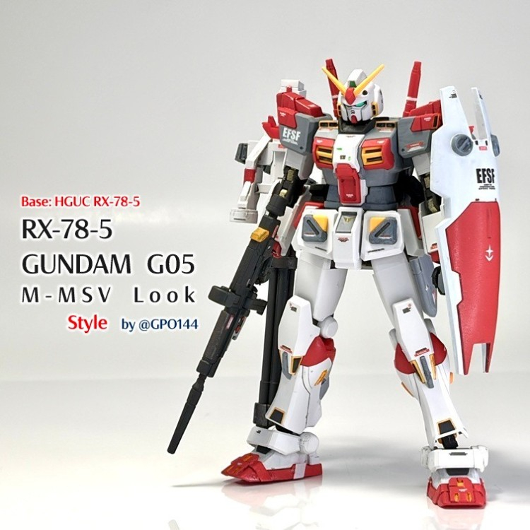 ガンダム5号機 M-MSV 調｜gpo144さんのガンプラ作品｜GUNSTA（ガンスタ）