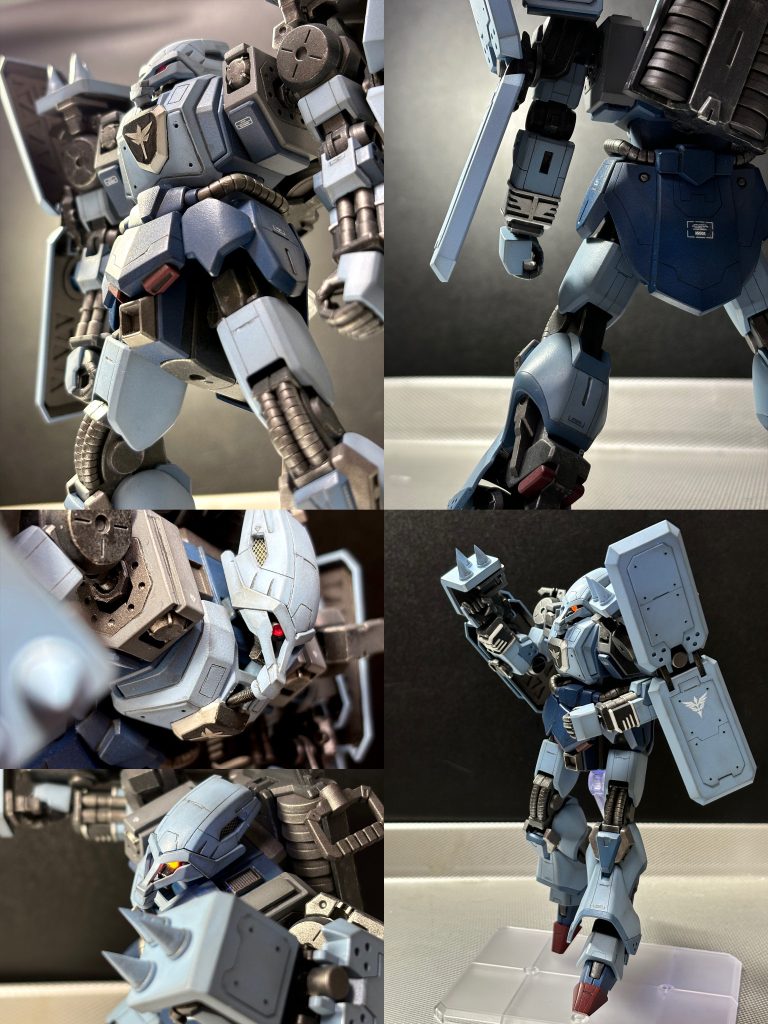 今回はディテールのデザインにとても満足できる物が完成しました！だけど、中々荒々しい仕上がりになってしまい。すこし残念な結果に…。そのクセ、結構気に入ってたり。次回のテーマは、丁寧さ…ですね。製作中、またまた私生活はトラブル満載でございました。いつになったら落ち着くのやら…。しかもUCのデカールは１枚持ってたんですが、シールドのデカールはもう一枚買わなきゃでしたので再販を待つという…そんなこんなで時間がかかってしまいました。時間をかけるなら妥協せずに何回もパーツのチェックしたりしないと〜。あと、最後にサクッと作品画像用に、ネェル・アーガマのカタパルトをCGで作成しております。今回も色々と勉強になった制作でした。次は何を作ろうかな〜と。