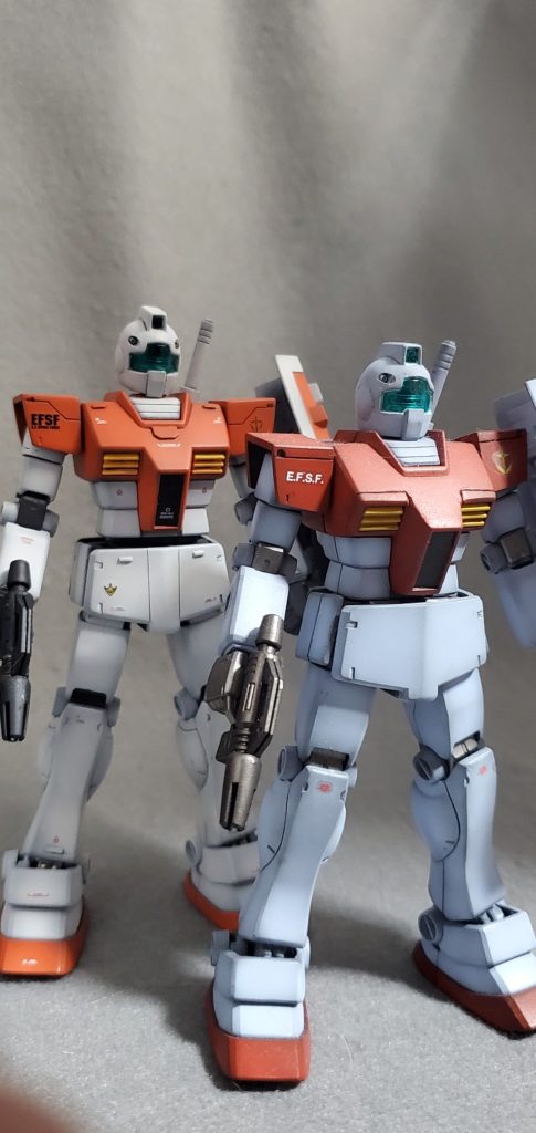 前に作った塗装のみのジムと