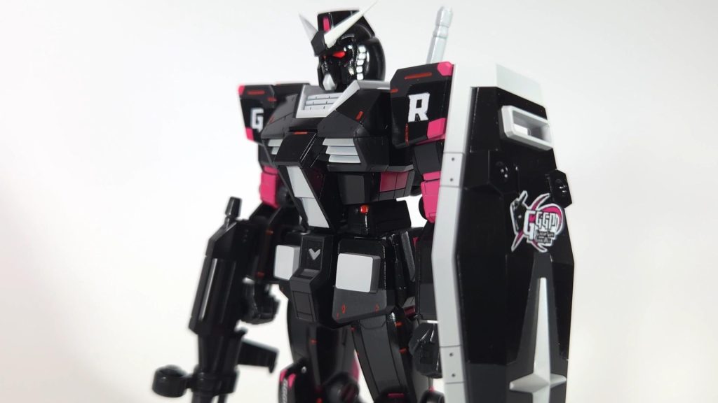 ガンダム部分のアピールショット。