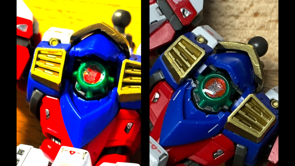 マルチプライヤーのレジン埋め、一度やらかしちまったんですよね(gundam-kao5)気泡入ってるの気付けてなくて、一度硬化させてしまいました💧だから、お前はア○なのだぁ‼️頑張ってピンバイスで穴あけまくって取り除き、入れ直しました。その際最初に使っていたシールもお亡くなりになったので、別のシールを埋めました。シール、いくつかパターンがあって良かったぁ😭