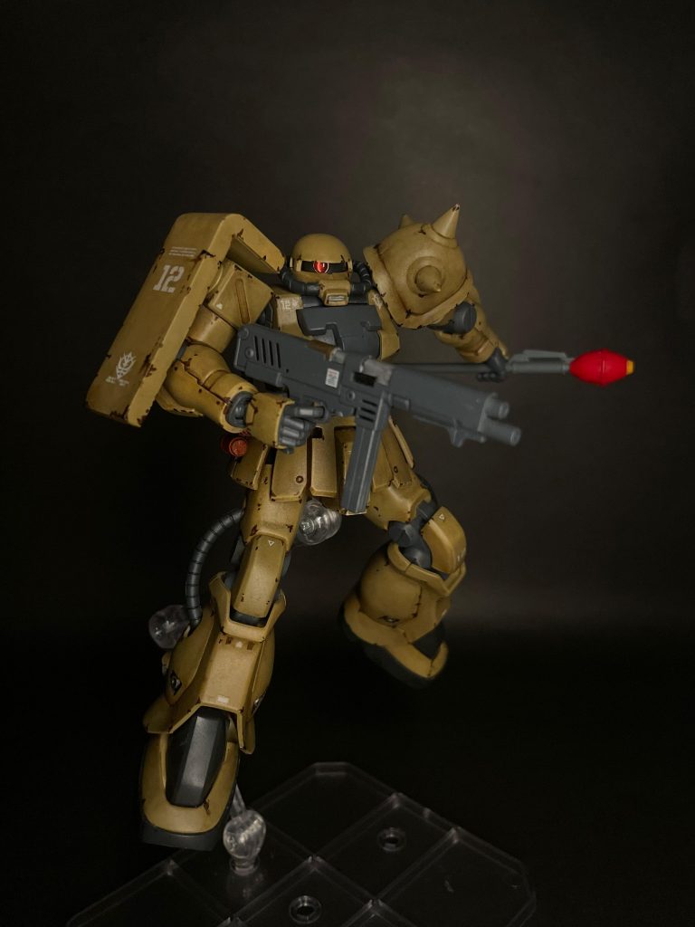 For decals i wanted it to keep it simple, a few white markings with some numbering and insignias.&nbsp;デカールはシンプルに抑えたかったので、白いマーキングをいくつか配置し、番号や記章を加えました。