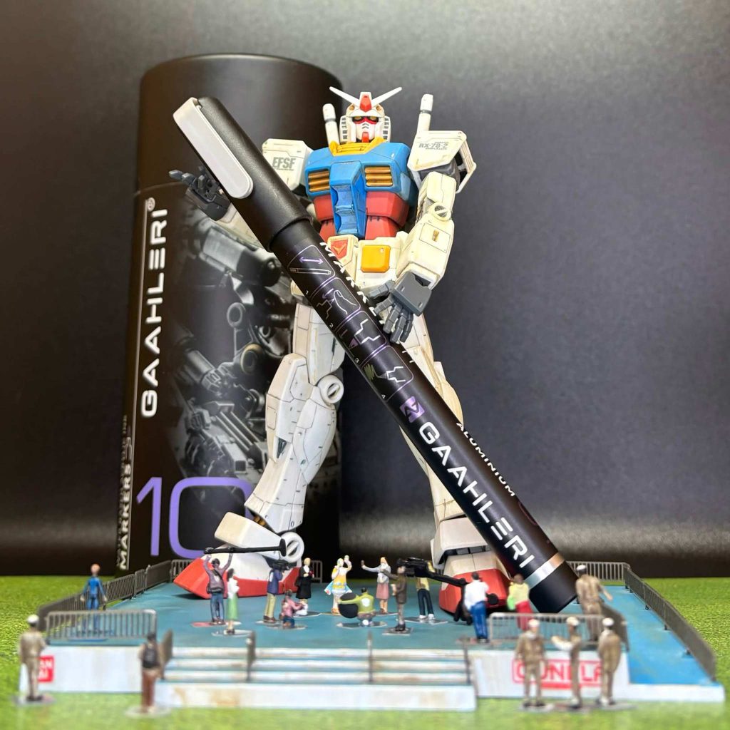 はなかな杯5の特別企画、ガーレリ部門が新たに開催されたので急遽ガーレリマーカーでディテールアップしました。ガーレリ製品を使用した作品をタグをつけて該当ポストを引用するだけで応募出来るのと、10/31まで応募期間あるので自分も使ってるって人が居たら応募してみてはいかがでしょうか。賞品もありますし。https://x.com/hnkn_ouo/status/2110212897754472609?s=20