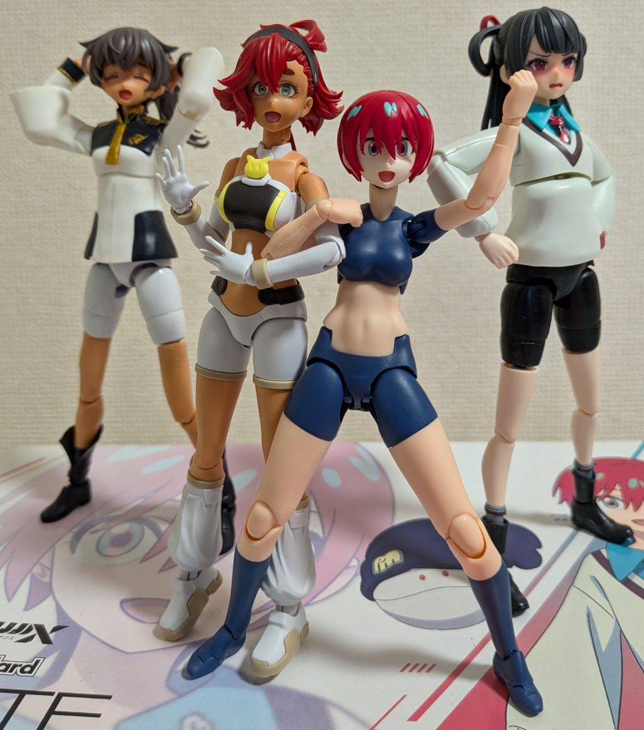 最後はルルチェも加えた4名の集合写真で締めます(^‐^)閲覧、ありがとうございました(--)