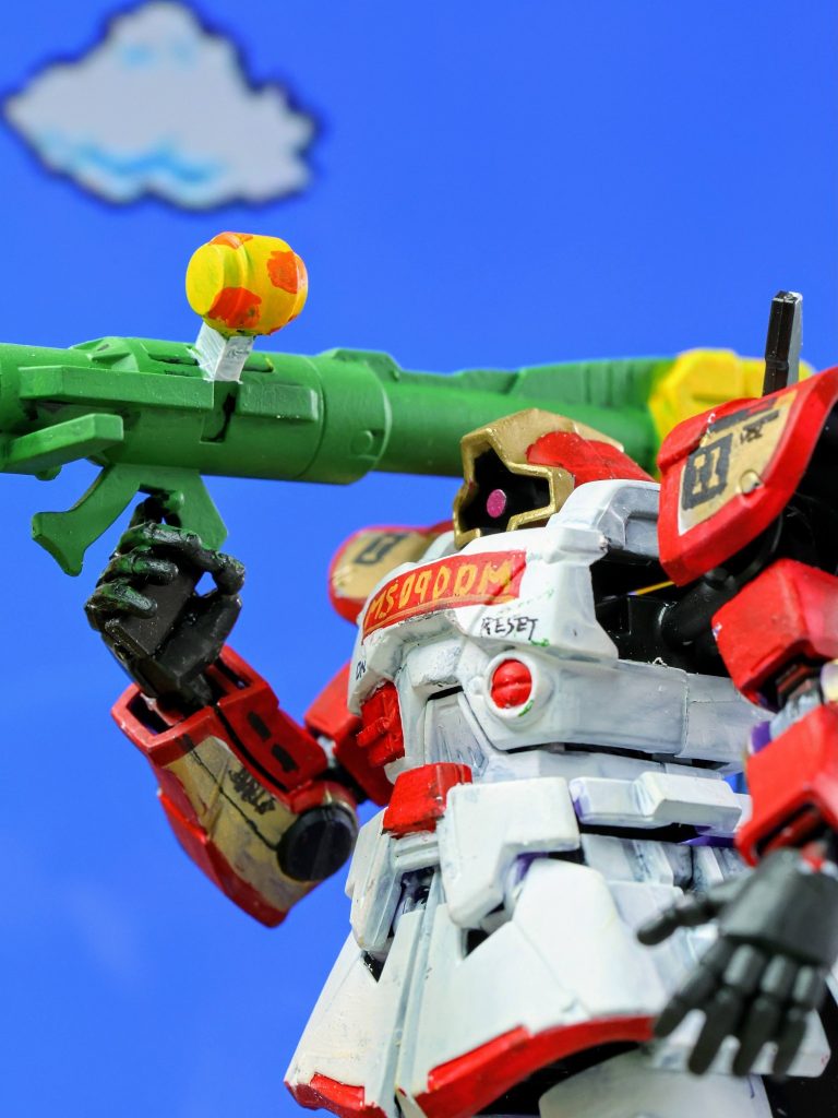 ガンダムにやられそうな時のためにリセットスイッチもあります