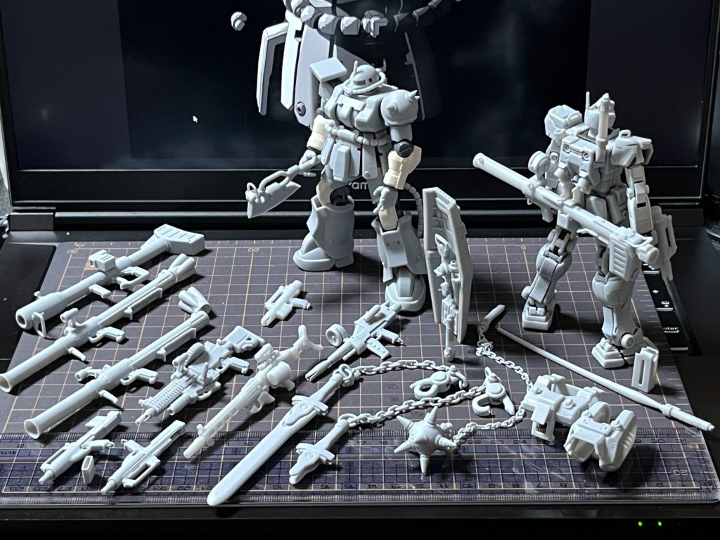 作品名：●私信：武器セットって…<p>軍曹！目からウロコです(製作中投稿会話より)。…ただ単に好きで毎回数種類作って量産しては100均ケースに詰めて満足してるだけで…セットの思想は全くなかったですねぇ…(^^;)…(ーー;)…(＠_＠;)ちょっと自分が怖いで [&hellip;]</p>
