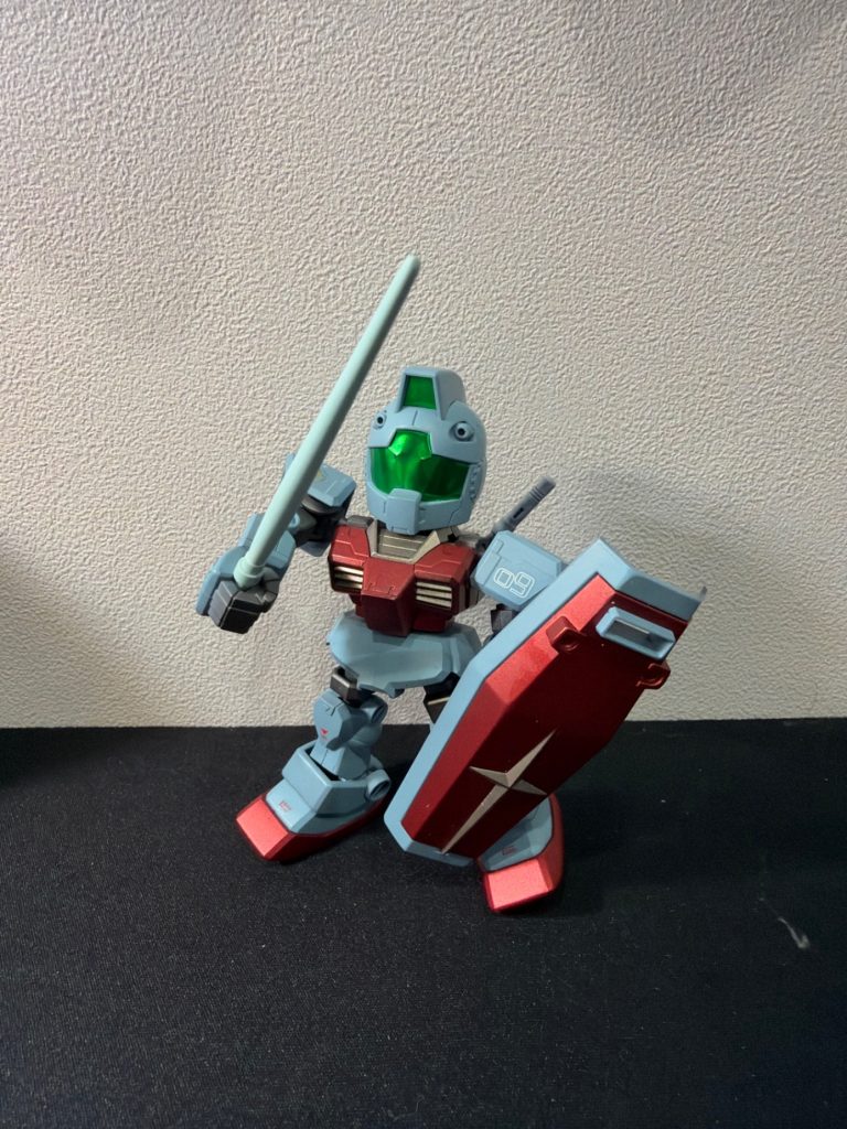 頭部　SDCS胴体　SDCS脚部　HGシールド　HG武装　SDCS