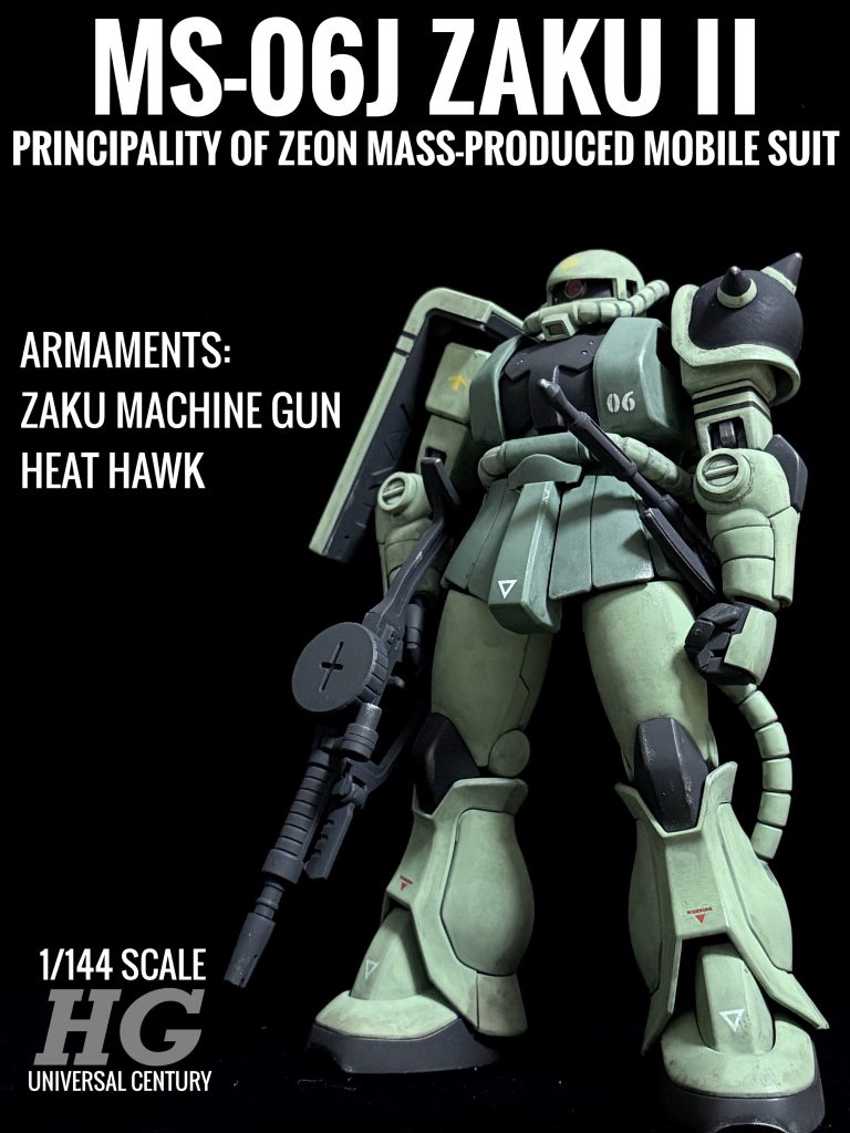 HGUC ザクⅡJ型(レッド・リーダー機)