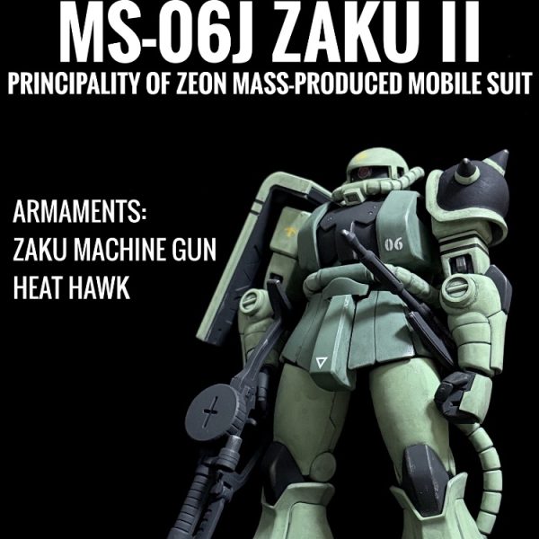 HGUC ザクⅡJ型(レッド・リーダー機)