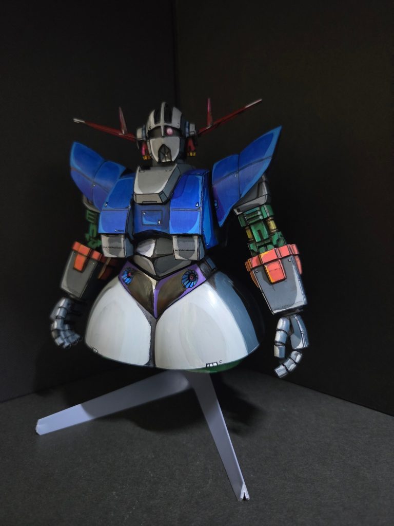 前回の逆襲のシャアに続きアムロとシャアの機体を揃えました。全体的にのっぺりした面が多くてシンプルなデザインです。