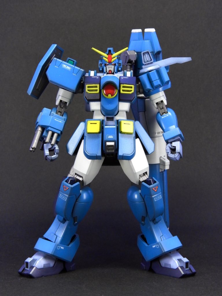 HGAW ガンダムレオパルド (黒立ち上げ)–2枚目/制作者：ARIKA_plamozombie