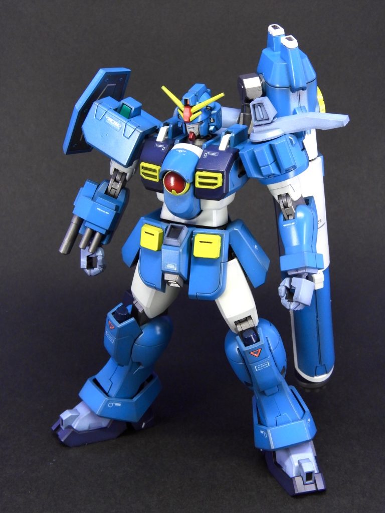 HGAW ガンダムレオパルド (黒立ち上げ)–4枚目/制作者：ARIKA_plamozombie