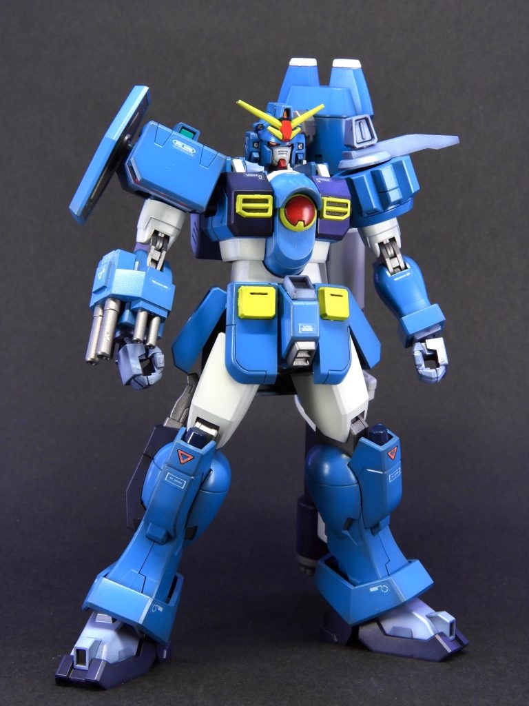 HGAW ガンダムレオパルド (黒立ち上げ)–3枚目/制作者：ARIKA_plamozombie