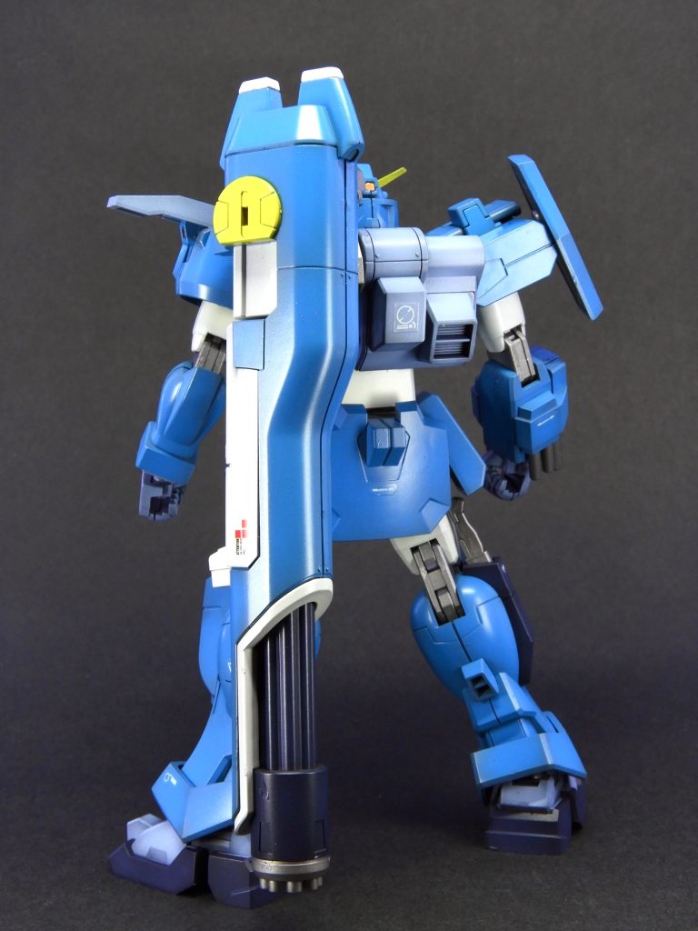 HGAW ガンダムレオパルド (黒立ち上げ)–5枚目/制作者：ARIKA_plamozombie