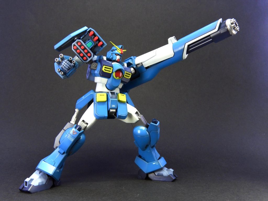 HGAW ガンダムレオパルド (黒立ち上げ)–6枚目/制作者：ARIKA_plamozombie