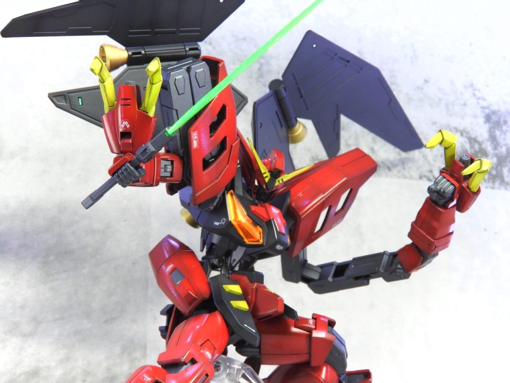 HGAW ガンダムヴァサーゴ (黒立ち上げ)–2枚目/制作者：ARIKA_plamozombie